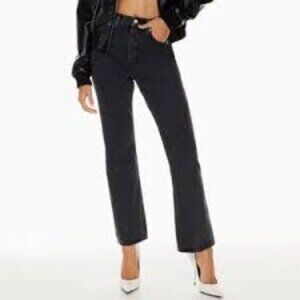 AGOLDE Relaxed Boot  High Rise Black Jeans Size 25